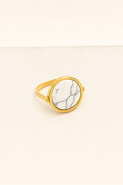 Gemstone Circle Ring