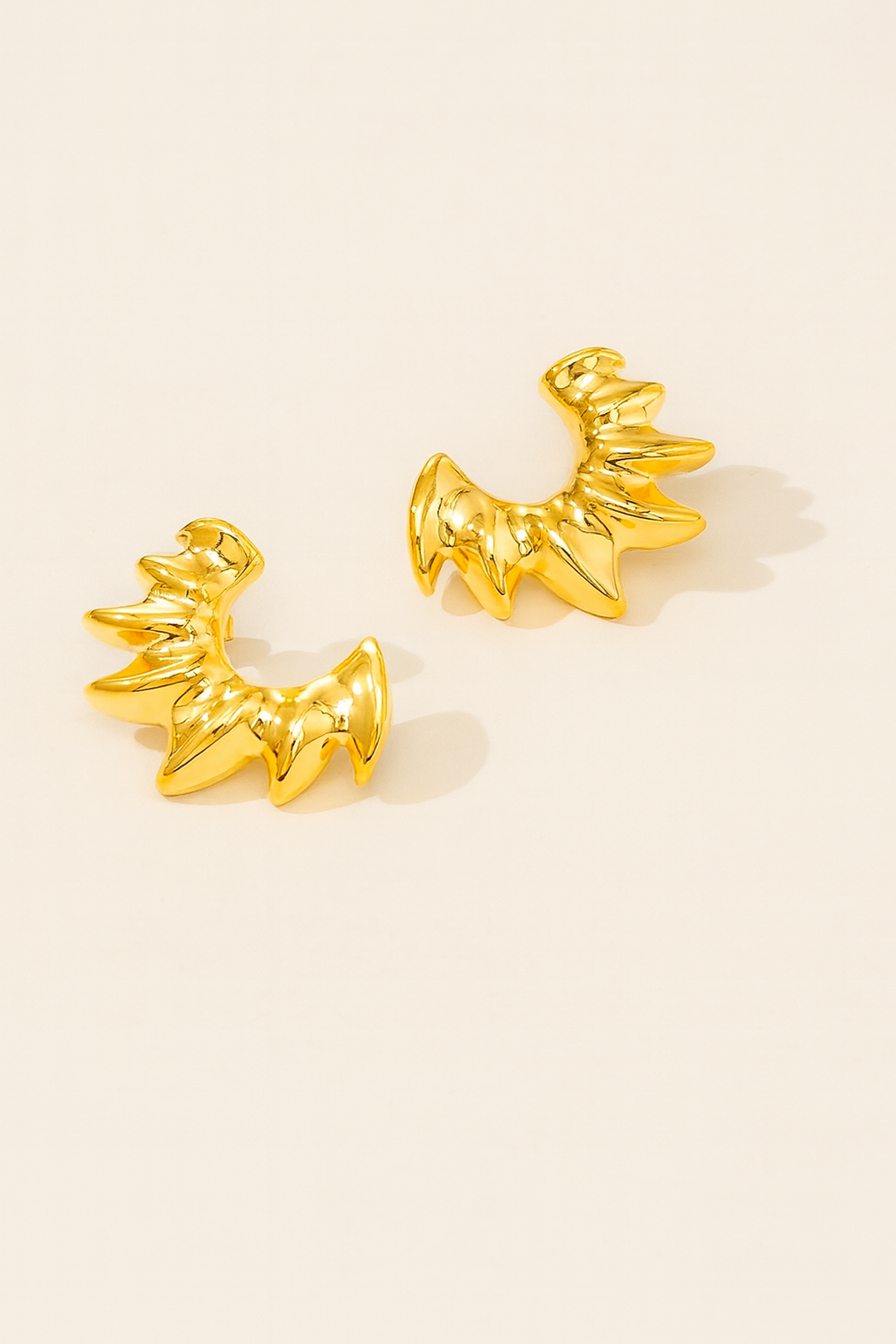 Golden Edge Earrings