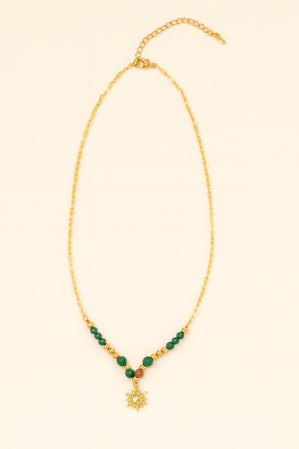 Sunstone Charm Necklace