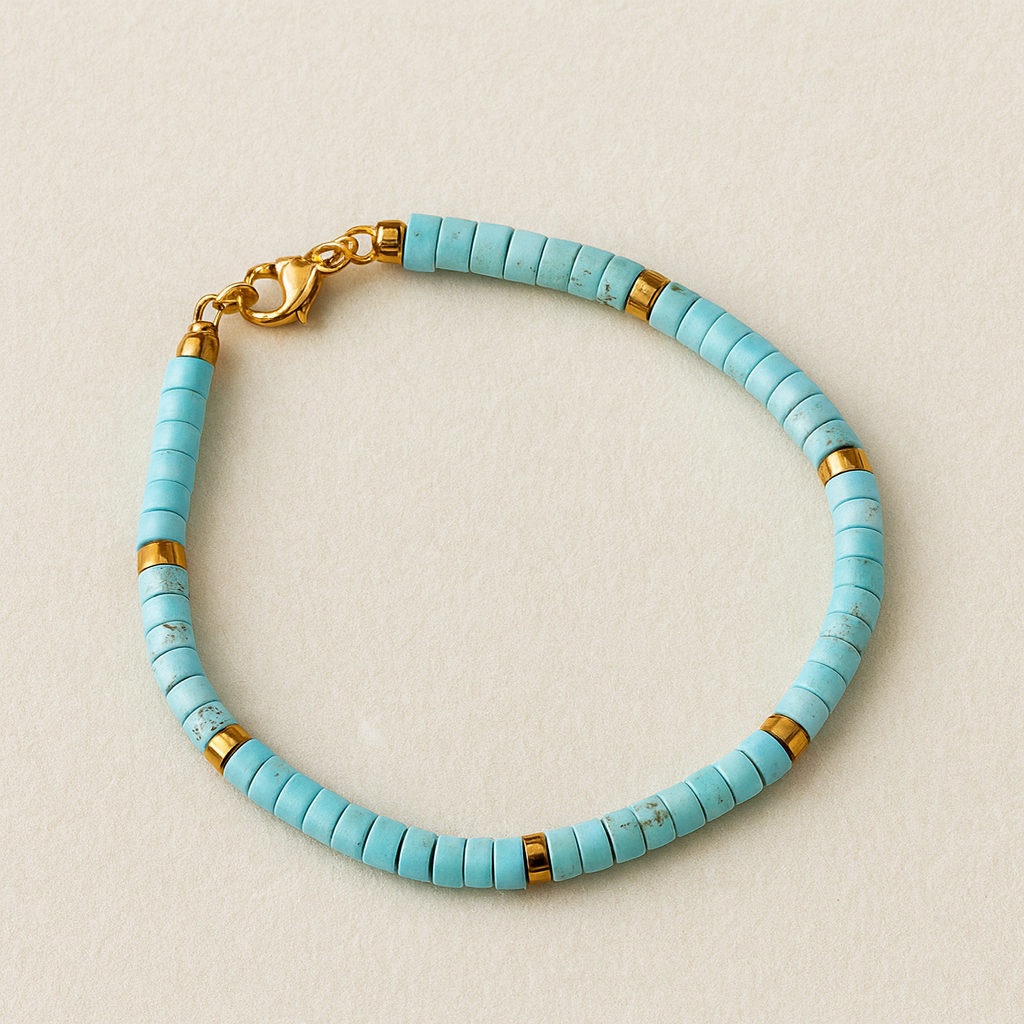 Gemstone Cube Bracelet