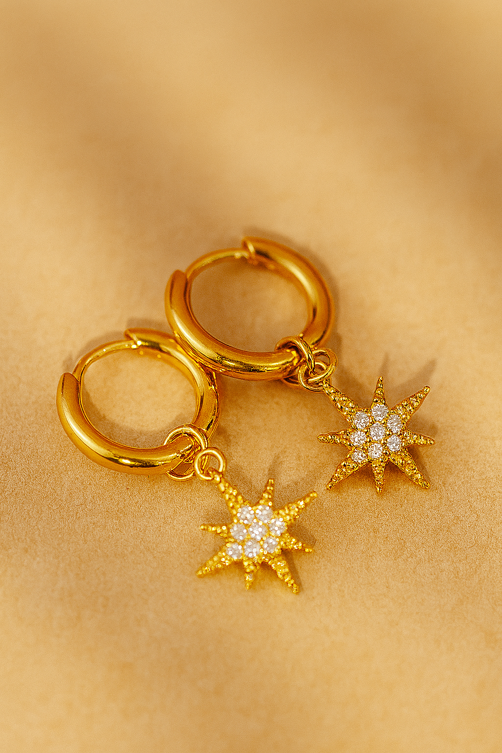 Starburst hoops